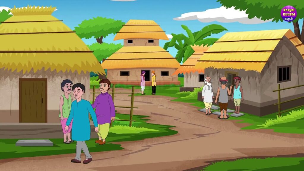 गांव में शेर - Baccho ki kahani in hindi